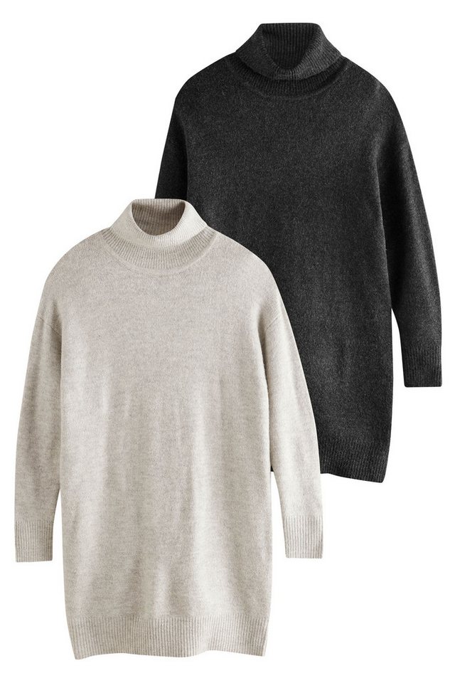 The Set Strickkleid The Set Rollkragenkleider, 2er-Pack (2-tlg) von The Set