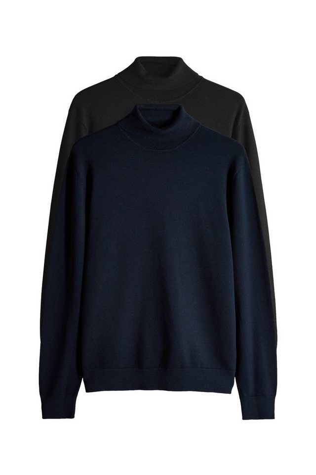 The Set Strickpullover The Set Langarm-Rollkragenpullover, 2er-Pack (2-tlg) von The Set
