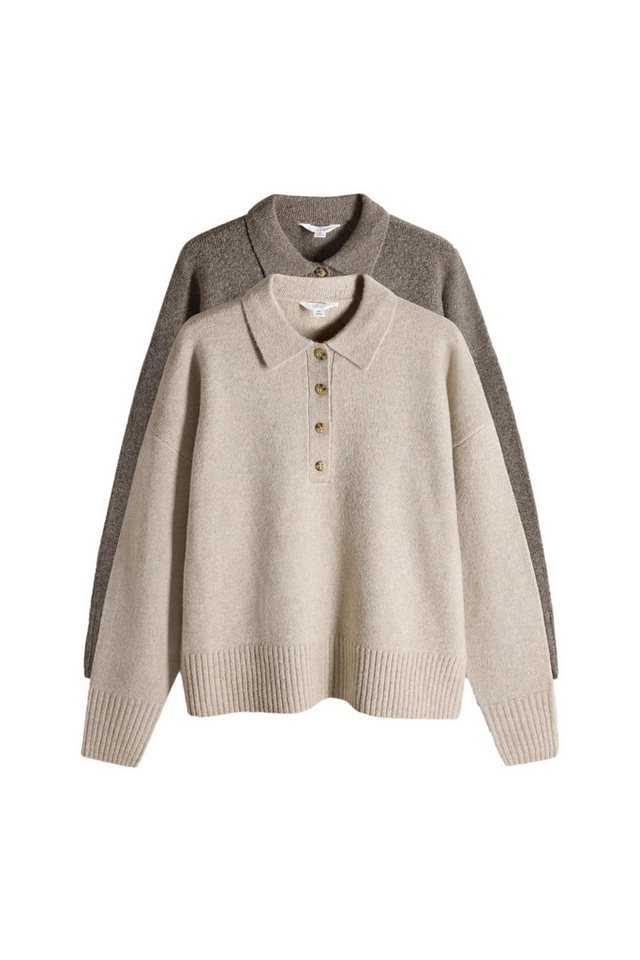 The Set Strickpullover The Set Strickpullover mit Wollanteil, 2er-Pack (2-tlg) von The Set