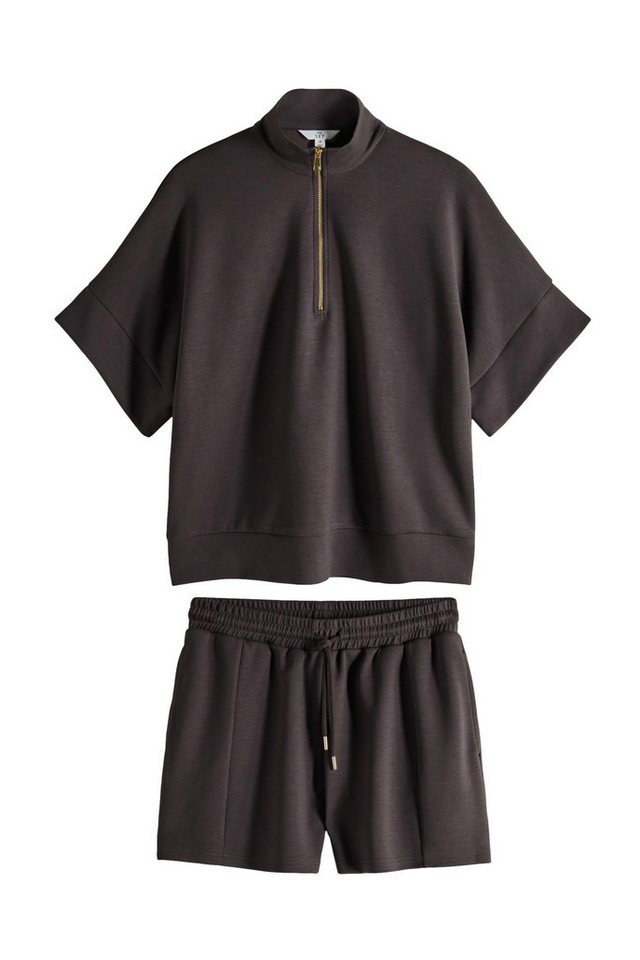 The Set Sweatanzug The Set Kurzarm-Sweatshirt & Shorts, 2er-Set (2-tlg) von The Set