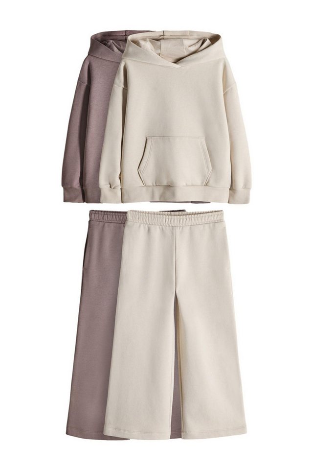 The Set Sweatanzug The Set Relaxed Fit Hoodie + Jogginghose, 2er-Pack (4-tlg) von The Set