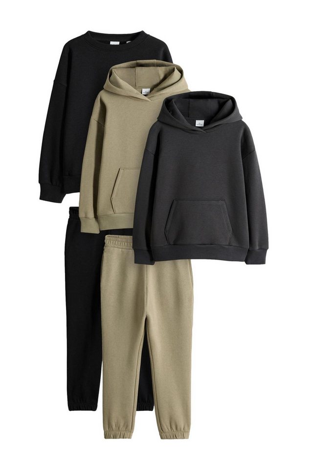 The Set Sweatanzug The Set Sweatshirt, Hoodie + Jogginghose, 5-teilig (5-tlg) von The Set
