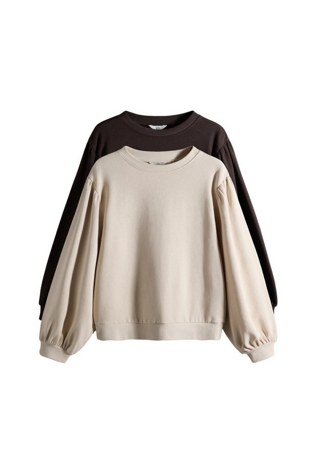 The Set Sweater The Set 2 x Relaxed Fit Sweatshirts, Puffärmel (2-tlg) von The Set