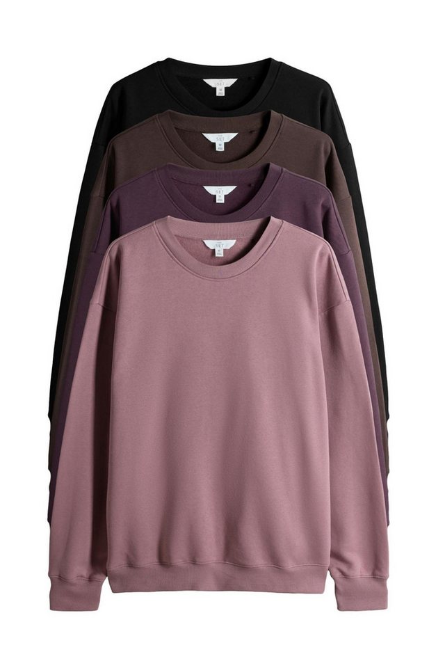 The Set Sweater The Set Relaxed Fit Sweatshirts, 3 Stk. (4-tlg) von The Set