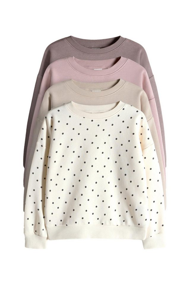 The Set Sweater The Set Relaxed Fit Sweatshirts, 4er-Pack (4-tlg) von The Set