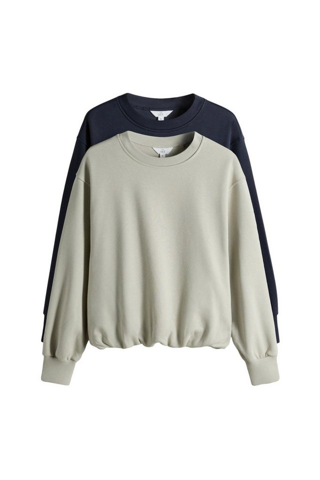The Set Sweater The Set Sweatshirts mit Ballonsaum, 2er-Pack (2-tlg) von The Set