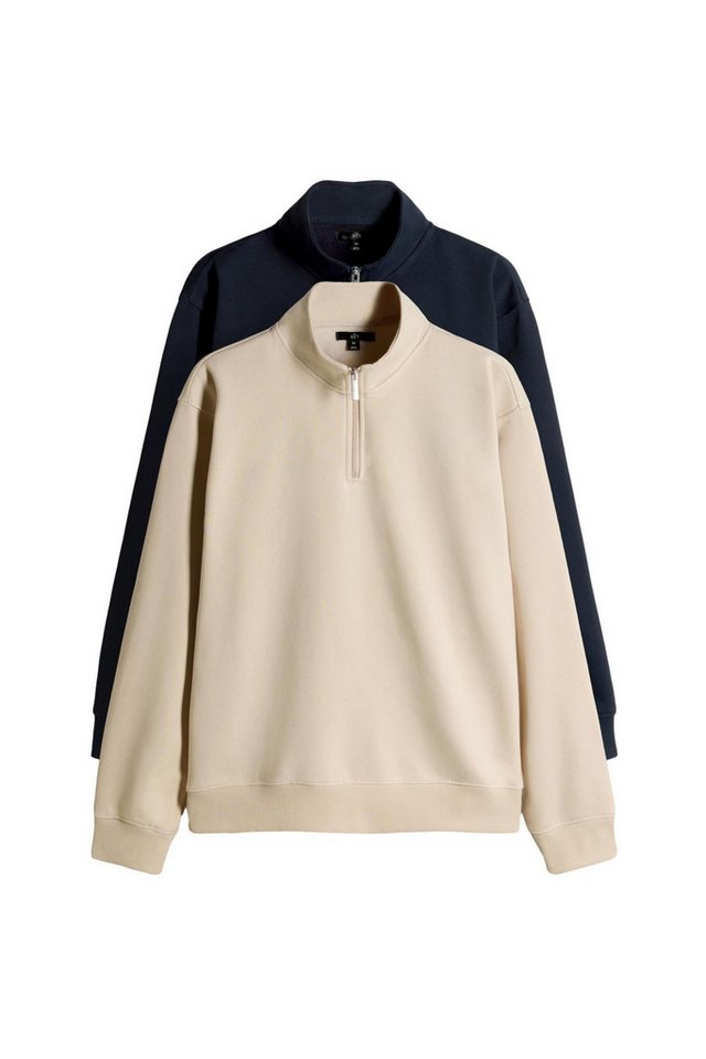 The Set Sweater The Set Sweatshirts mit RV-Ausschnitt, 2er-Pack (2-tlg) von The Set