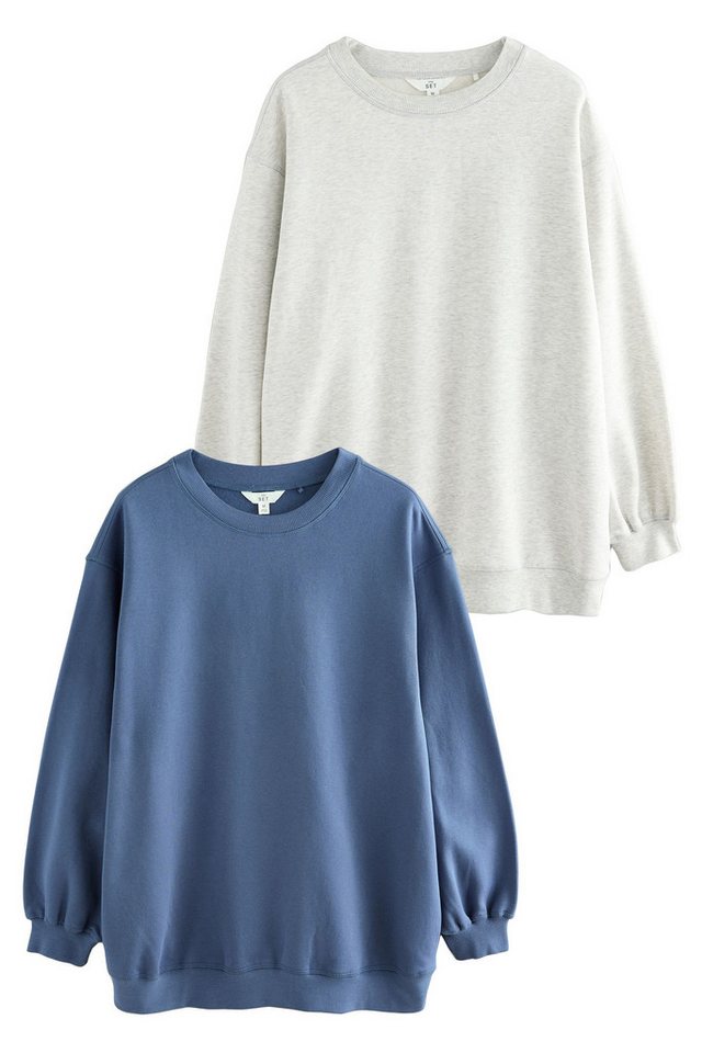 The Set Sweater The Set lange Sweatshirts, 2er-Pack (2-tlg) von The Set