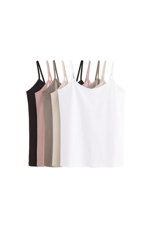 The Set Trägertop The Set Trägertop mit schmalen Trägern, 5er-Pack (5-tlg) von The Set