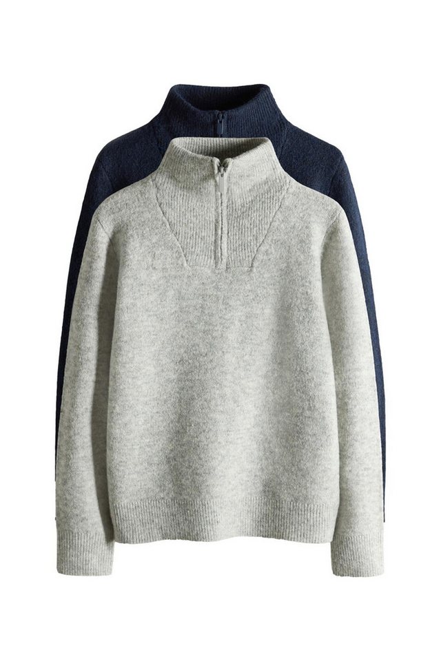 The Set Troyer The Set Strickpullover mit RV, 2er-Pack (2-tlg) von The Set