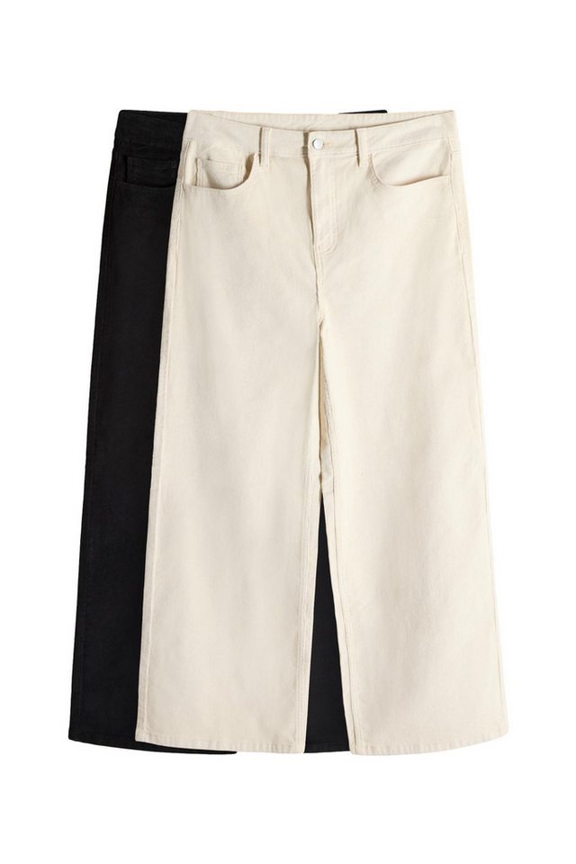 The Set Weite Jeans The Set Cordhosen mit weitem Bein, 2er-Pack (2-tlg) von The Set