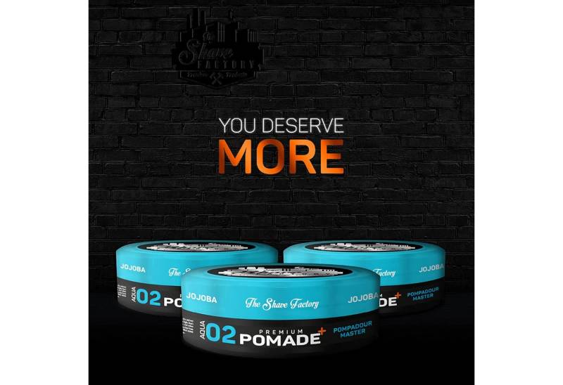 The Shave Factory Haarpomade The Shave Factory Premium Pomade 02 Pompadour extra starker Halt 150ml von The Shave Factory