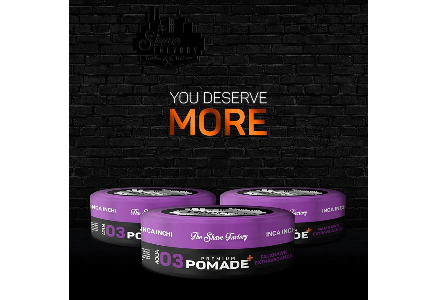 The Shave Factory Haarpomade The Shave Factory Premium Pomade 03 Fauxhawk extra Glanz150ml von The Shave Factory
