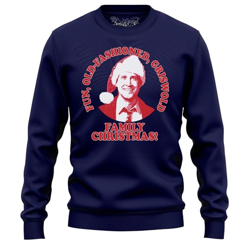 The Shirt Shack Old Fashioned Griswold Sweatshirt - Lustig und festlich! Lustiges Sweatshirt, Unisex gedrucktes Design. Der Weihnachtsmann war noch nie so lustig!, navy, XXL von The Shirt Shack