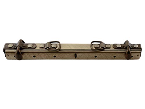 Morini Sergio Old West Taschen-Rahmen aus Metall, Eisen, Messing, gebürstet, 27 cm von The Shooters Box