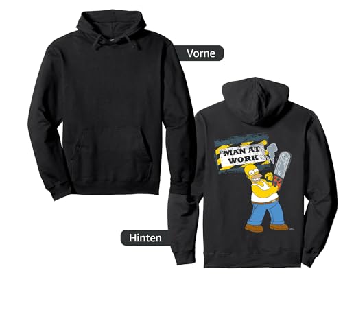 The Simpsons Homer Graphic Man Work Handyman Humor Caution Pullover Hoodie von The Simpsons