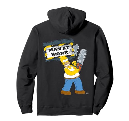 The Simpsons Homer Graphic Man Work Handyman Humor Caution Pullover Hoodie von The Simpsons