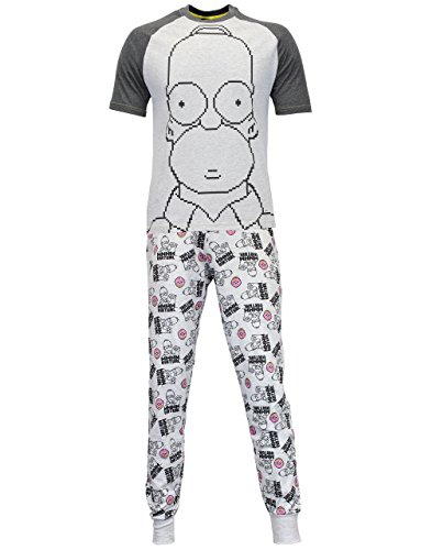 The Simpsons Herren Homer Simpson Schlafanzüge X-Large von The Simpsons