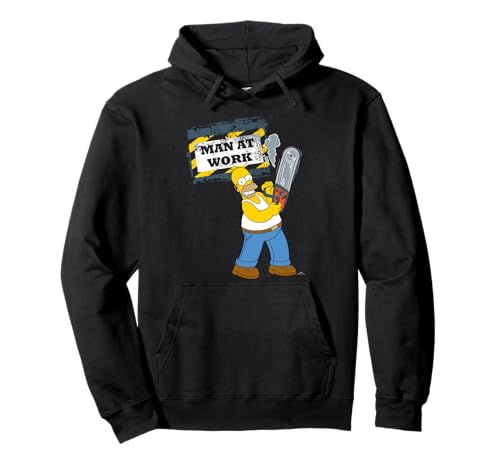 The Simpsons Homer Graphic Man Work Handyman Humor Caution Pullover Hoodie von The Simpsons