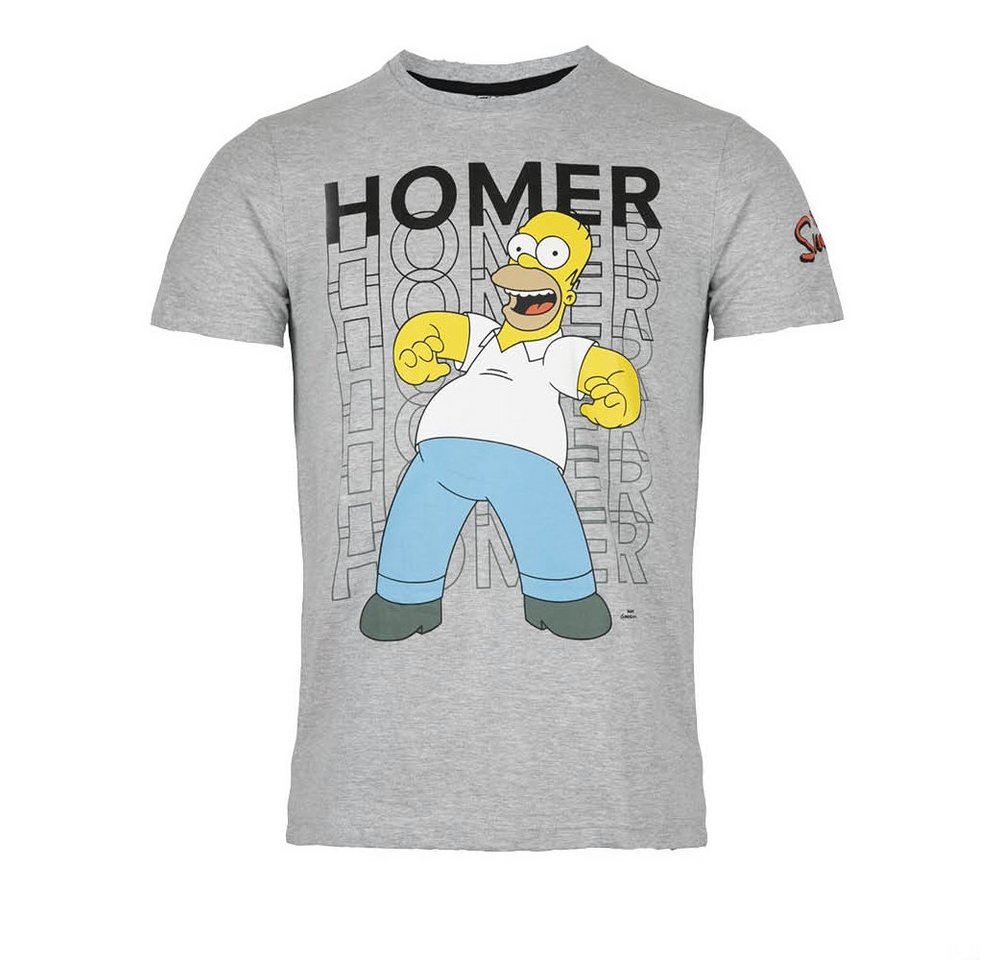 The Simpsons Print-Shirt The Simpsons Homer Herren kurzarm T-Shirt Shirt Gr. S bis XXL von The Simpsons