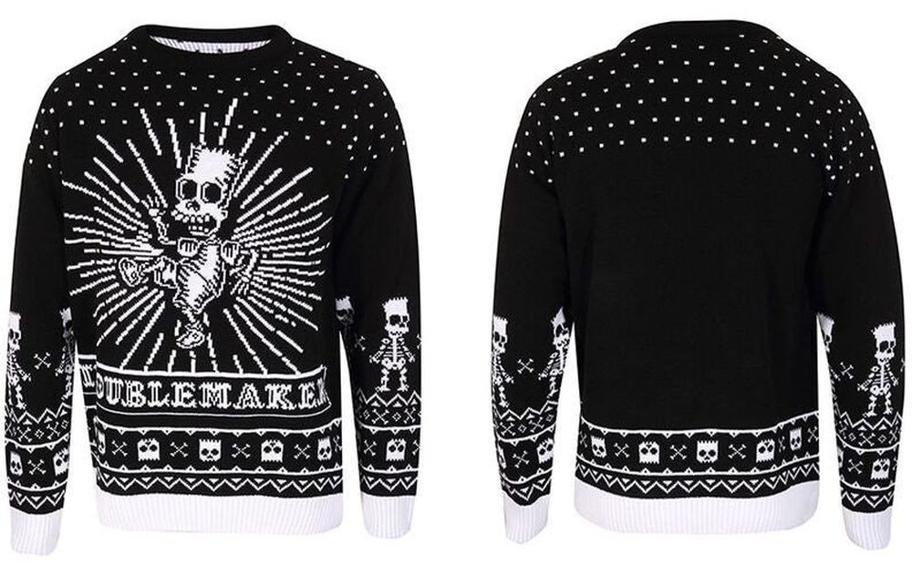 The Simpsons Rundhalspullover Bad To The Bone Jumper The Simpsons Rundhalspullover Bad To The Bone Jumper von The Simpsons