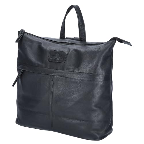 The Skandinavian Brand Damen Leder Rucksack Mixed Farbsortierung 00-schwarz von The Skandinavian Brand