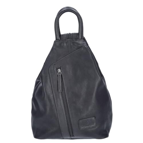 The Skandinavian Brand Damen Leder Rucksack Mixed Farbsortierung 00-schwarz von The Skandinavian Brand