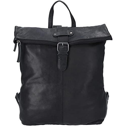 The Skandinavian Brand Damen Leder Rucksack Mixed Farbsortierung 00-schwarz von The Skandinavian Brand