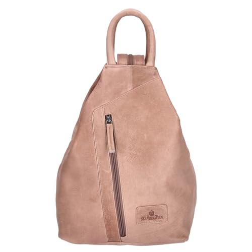 The Skandinavian Brand Damen Leder Rucksack Mixed Farbsortierung 26-beige von The Skandinavian Brand