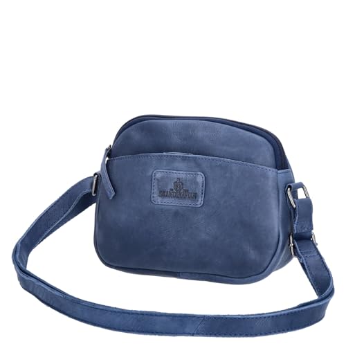 The Skandinavian Brand Damen Leder Umhängetasche Mixed Farbsortierung 60-blau von The Skandinavian Brand