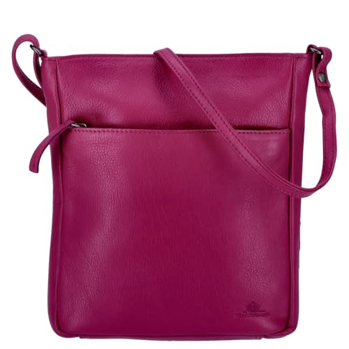 The Skandinavian Brand Damen Ledertasche Farbsortierung pink-82 von The Skandinavian Brand
