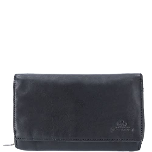 The Skandinavian Brand Damenbörse mit Druckknopf Quer schwarz von The Skandinavian Brand