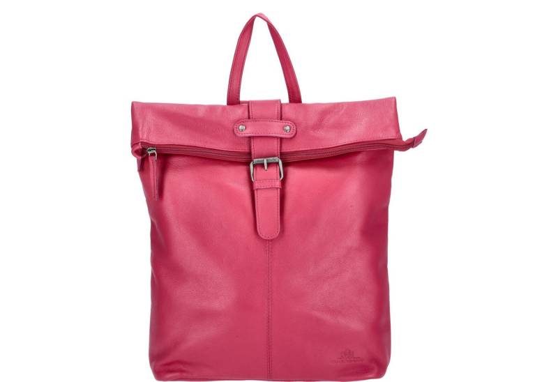 The Skandinavian Brand Freizeitrucksack The Skandinavian Brand Damen Leder Rucksack fuchsia (1-tlg) von The Skandinavian Brand