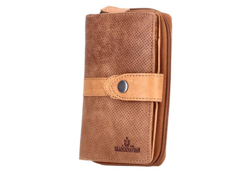 The Skandinavian Brand Geldbörse The Skandinavian Brand Damen Leder Geldbörse Cognac von The Skandinavian Brand