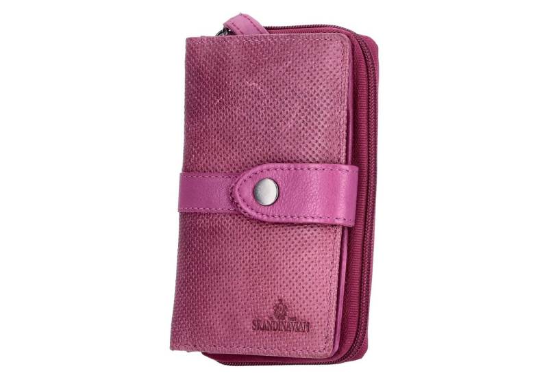 The Skandinavian Brand Geldbörse The Skandinavian Brand Damen Leder Geldbörse Purple von The Skandinavian Brand