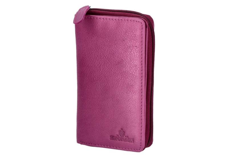 The Skandinavian Brand Geldbörse The Skandinavian Brand Damen Leder Geldbörse fuchsia von The Skandinavian Brand