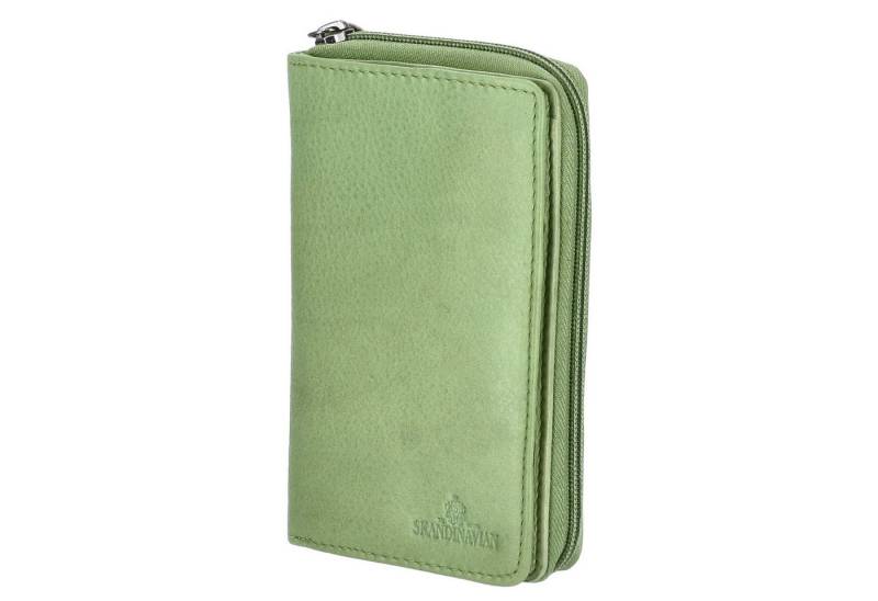 The Skandinavian Brand Geldbörse The Skandinavian Brand Damen Leder Geldbörse grün von The Skandinavian Brand