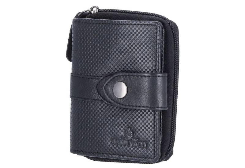 The Skandinavian Brand Geldbörse The Skandinavian Brand Damen Leder Geldbörse klein Black von The Skandinavian Brand