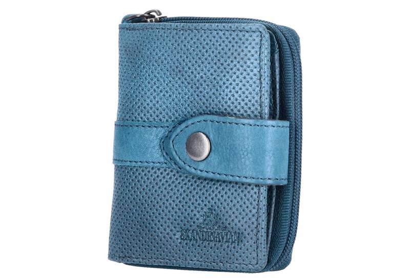 The Skandinavian Brand Geldbörse The Skandinavian Brand Damen Leder Geldbörse klein Blue von The Skandinavian Brand