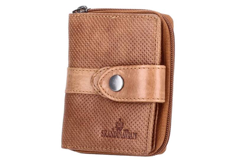 The Skandinavian Brand Geldbörse The Skandinavian Brand Damen Leder Geldbörse klein Cognac von The Skandinavian Brand
