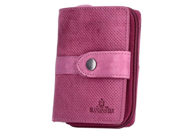 The Skandinavian Brand Geldbörse The Skandinavian Brand Damen Leder Geldbörse mittel Purple von The Skandinavian Brand