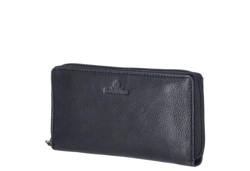 The Skandinavian Brand Geldbörse The Skandinavian Brand Damen Lederbörse Quer schwarz von The Skandinavian Brand