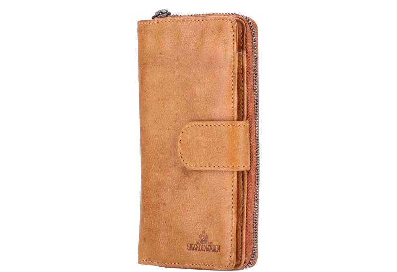 The Skandinavian Brand Geldbörse The Skandinavian Brand Damen Lederbörse Cognac von The Skandinavian Brand