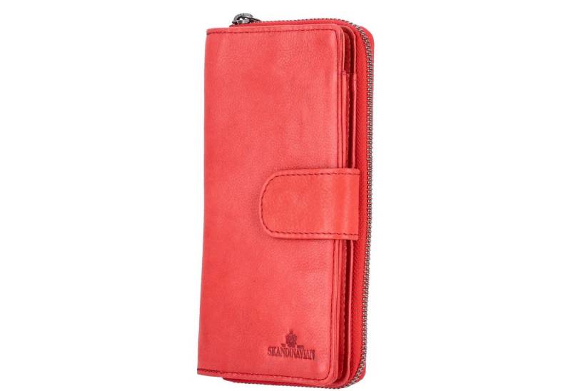 The Skandinavian Brand Geldbörse The Skandinavian Brand Damen Lederbörse Red von The Skandinavian Brand