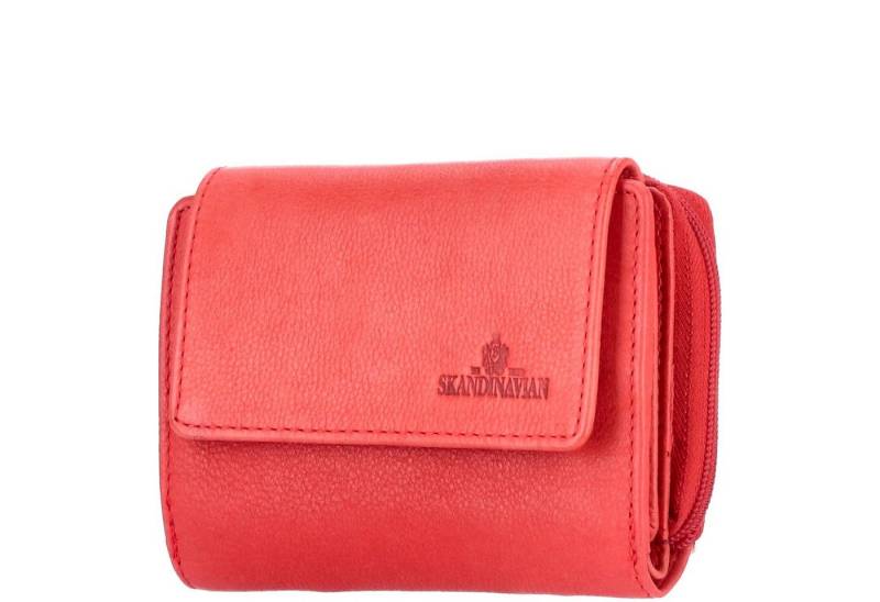 The Skandinavian Brand Geldbörse The Skandinavian Brand Damen Lederbörse rot von The Skandinavian Brand