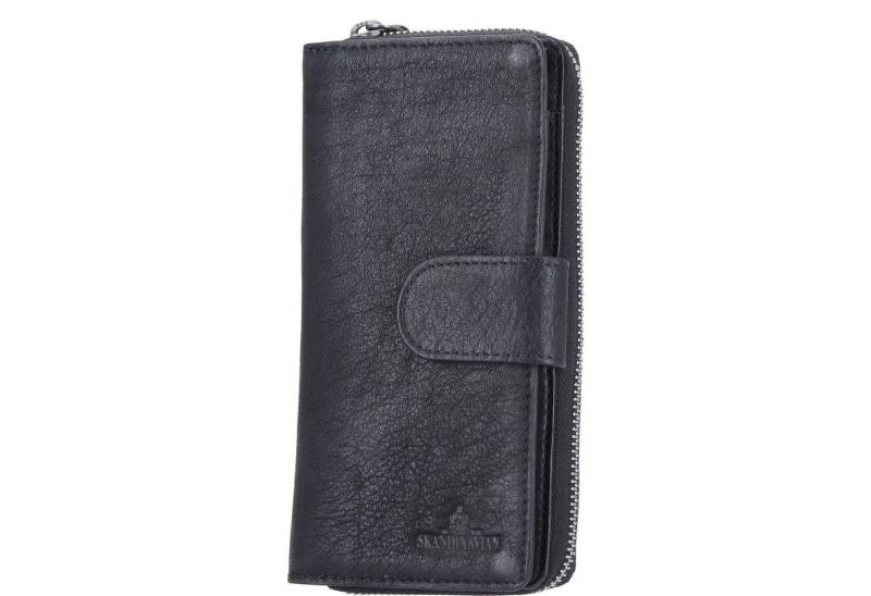 The Skandinavian Brand Geldbörse The Skandinavian Brand Damen Lederbörse schwarz von The Skandinavian Brand