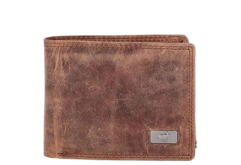 The Skandinavian Brand Geldbörse The Skandinavian Brand Herren Lederbörse Quer klein Hunter tan von The Skandinavian Brand