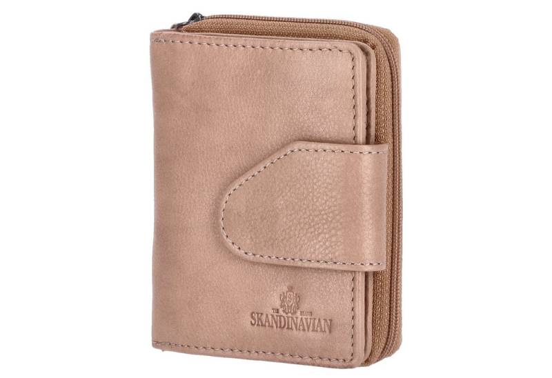 The Skandinavian Brand Geldbörse The Skandinavian Brand Leder Geldbörse Hochformat beige von The Skandinavian Brand