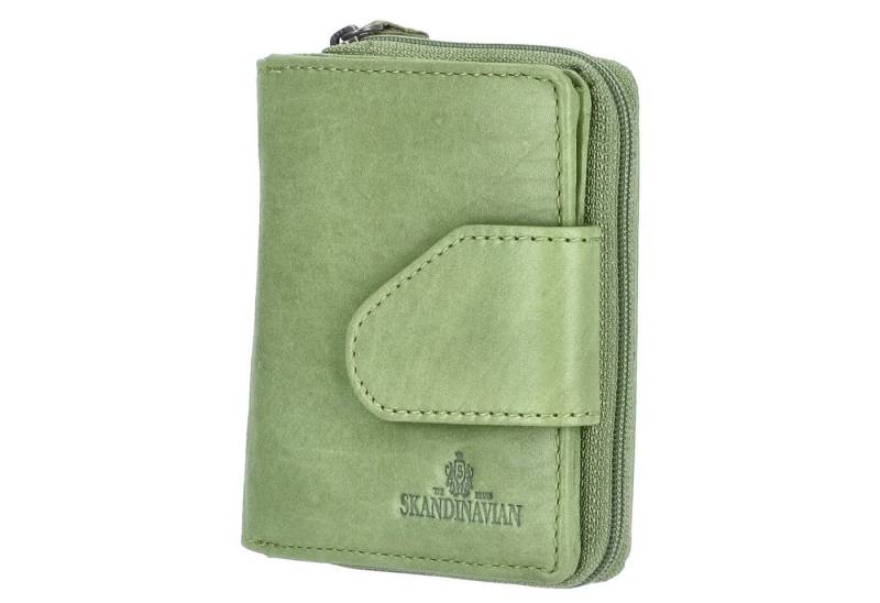 The Skandinavian Brand Geldbörse The Skandinavian Brand Leder Geldbörse Hochformat grün von The Skandinavian Brand