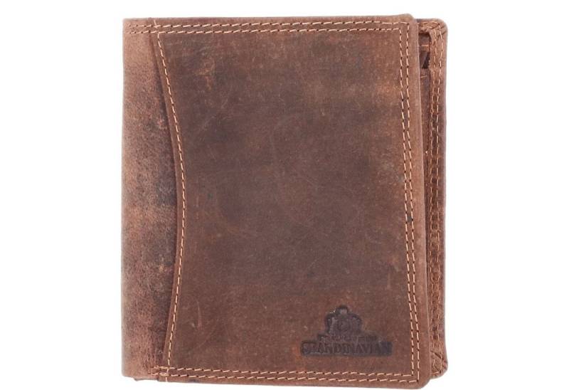 The Skandinavian Brand Geldbörse The Skandinavian Brand Herrenlederbörse Hunther Leder sandel von The Skandinavian Brand